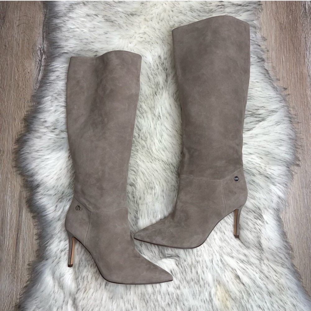 LOUISE ET CIE Taupe Heeled Boots